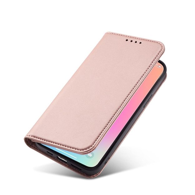 Magnet Card Case for iPhone 13 Pro Max Pouch Card Wallet Card Holder Pink 11