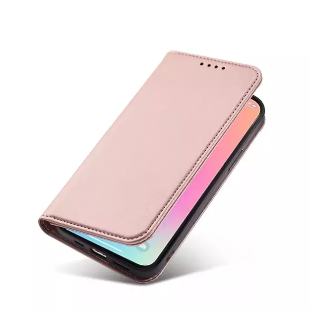 Magnet Card Case for iPhone 13 Pro Max Pouch Card Wallet Card Holder Pink 23