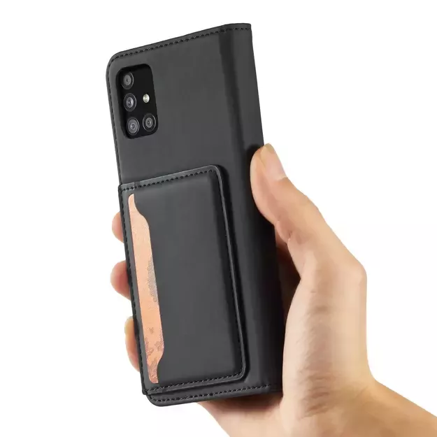 Magnet Card Case Case for Xiaomi Redmi Note 11 Pro Pouch Wallet Card Holder Black 18