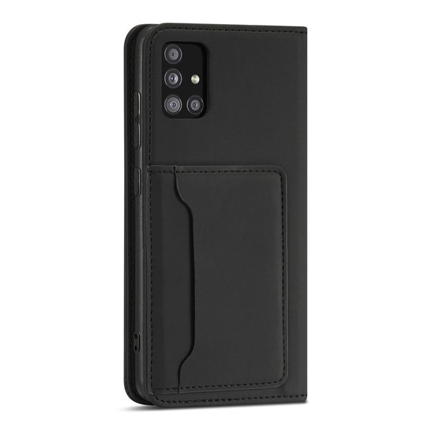 Magnet Card Case Case for Xiaomi Redmi Note 11 Pro Pouch Wallet Card Holder Black 24