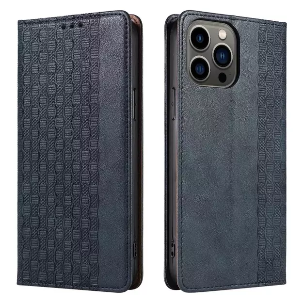 Magnet Strap Case for iPhone 12 Pro Pouch Wallet + Mini Lanyard Pendant Blue 18