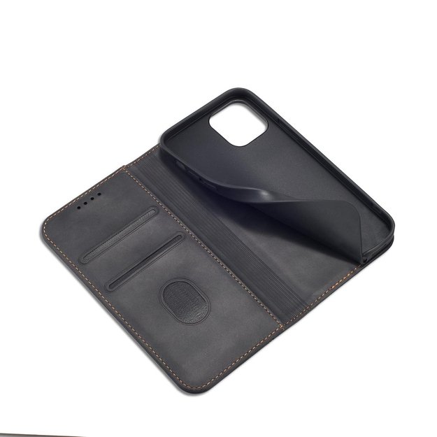 Magnet Fancy Case Case for iPhone 12 Pro Max Pouch Wallet Card Holder Black 7