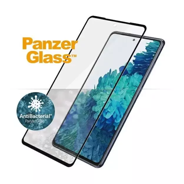 PanzerGlass E2E Microfracture antibacterial glass for Samsung Galaxy S20 FE - with black frame 1