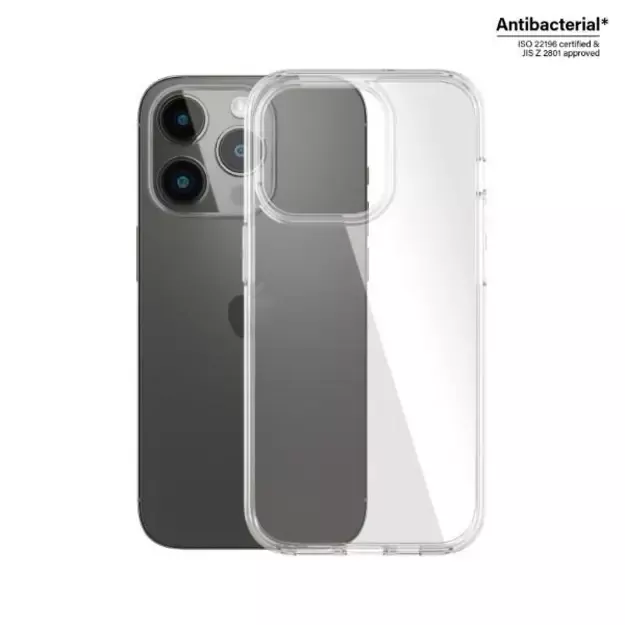 PanzerGlass HardCase antibacterial Military Grade certified case for iPhone 14 Pro - transparent 3
