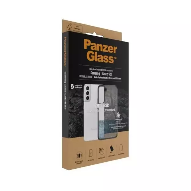 PanzerGlass HardCase antibacterial Military Grade certified case for Samsung Galaxy S22 - transparent 2