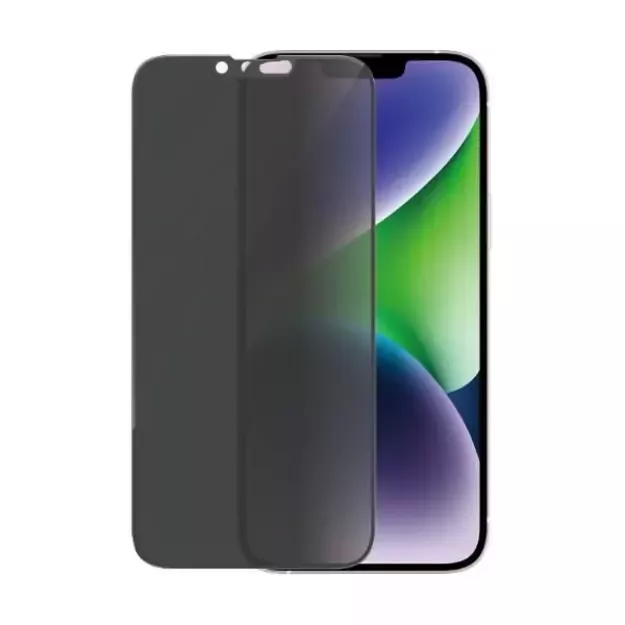 PanzerGlass Ultra-Wide Fit Tempered Glass Antibacterial Privacy for iPhone 14 Plus/13 Pro Max 10