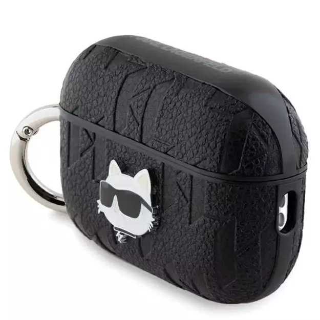 Karl Lagerfeld Monogram Choupette Head case for AirPods Pro 2 - black 5