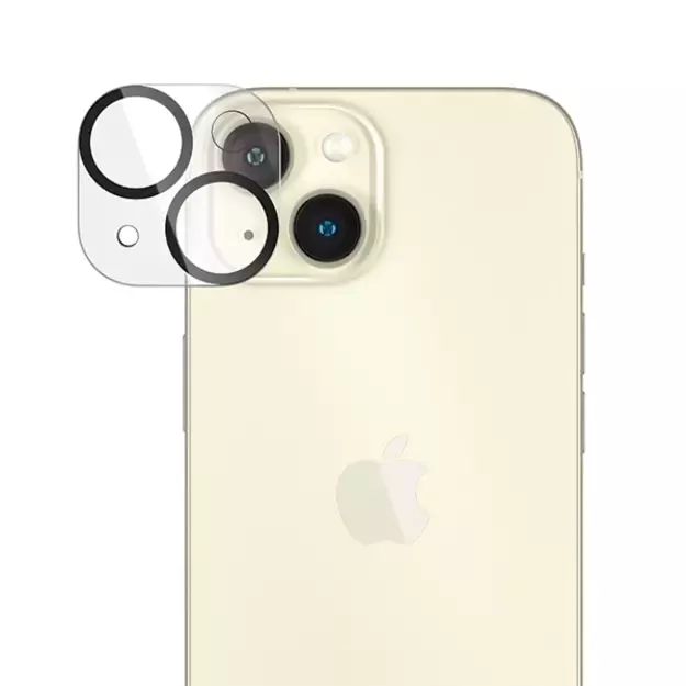 PanzerGlass Bundle 3in1 set transparent case + foil + camera cover for iPhone 15 10