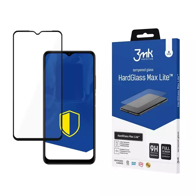 9H 3mk HardGlass Max Lite™ glass on ZTE Blade A73
