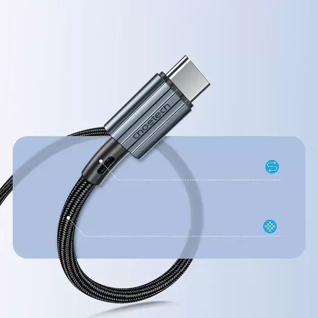 Choetech XCC-1014 USB-C / USB-C PD 60W cable - gray 7