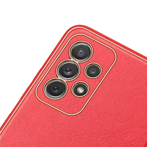 Dux Ducis Yolo elegant case made of soft TPU and PU leather for Samsung Galaxy A72 4G red 17