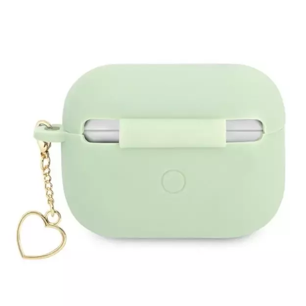 Guess GUAPLSCHSN AirPods Pro cover green/green Silicone Charm Heart Collection 1