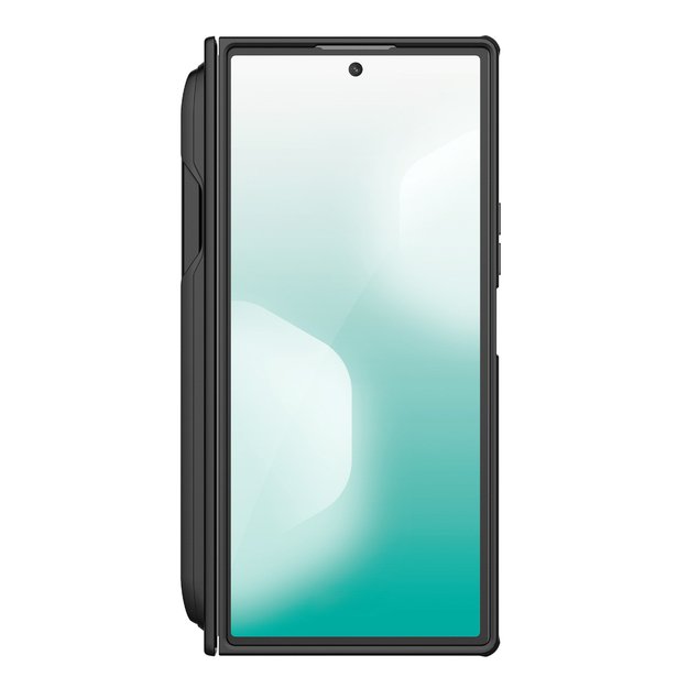 Etui Nillkin Super Frosted Shield Fold na Samsung Galaxy Z Fold 7 z miejscem na S Pen - czarne 3