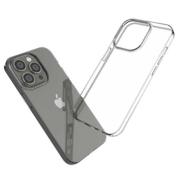 Ultra Clear 0.5mm iPhone 14 Pro cover gel transparent 12