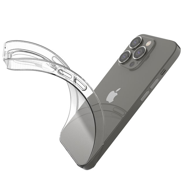 Ultra Clear 0.5mm iPhone 14 Pro cover gel transparent 14
