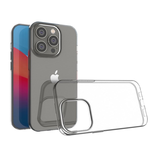 Ultra Clear 0.5mm iPhone 14 Pro cover gel transparent 8