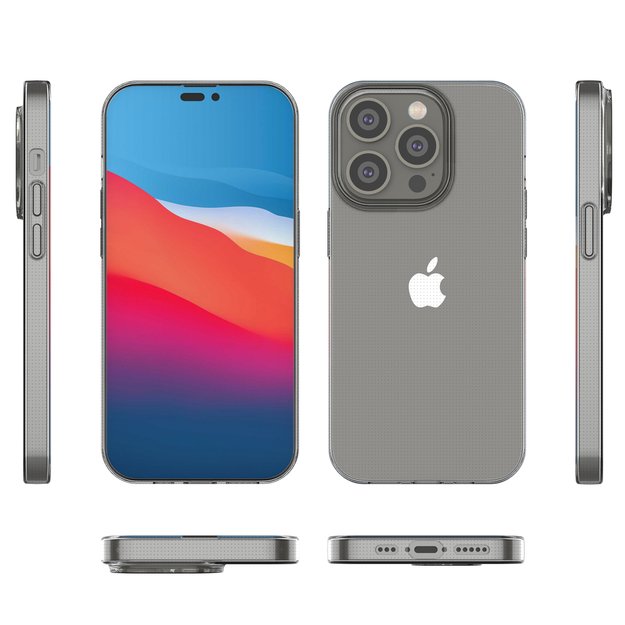 Ultra Clear 0.5mm iPhone 14 Pro cover gel transparent 9