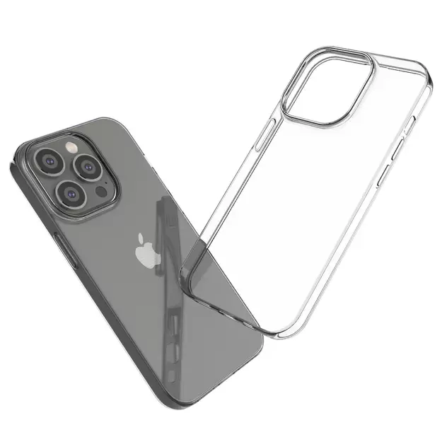 Ultra Clear 0.5mm iPhone 14 Pro cover gel transparent 5