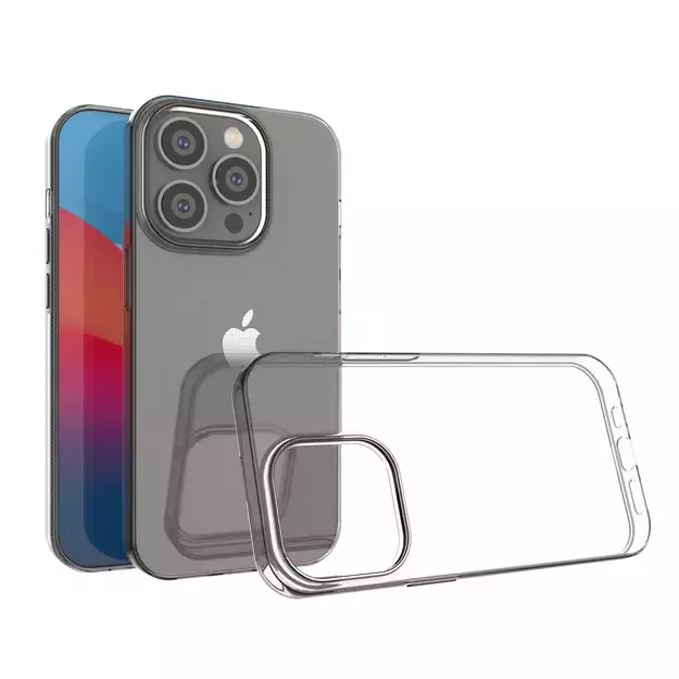 Ultra Clear 0.5mm iPhone 14 Pro cover gel transparent 1