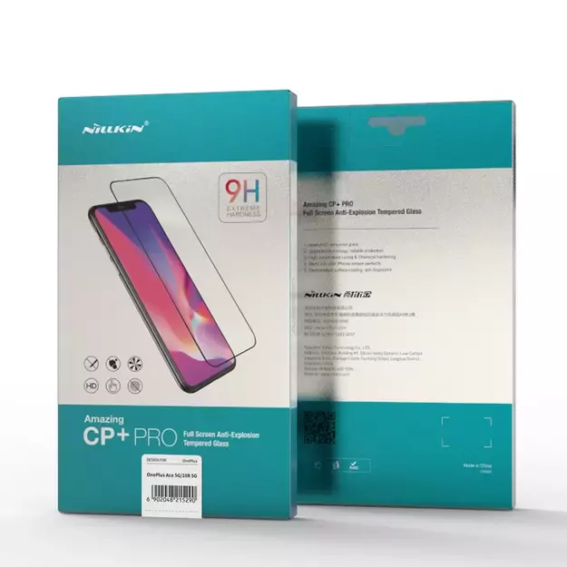 Nillkin CP+PRO ultra-thin tempered glass for the entire screen with a 0.2 mm frame 9H OnePlus Ace black 4