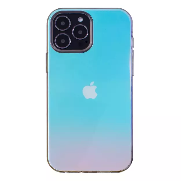 Aurora Case Case for iPhone 13 Pro Neon Gel Cover Blue 1