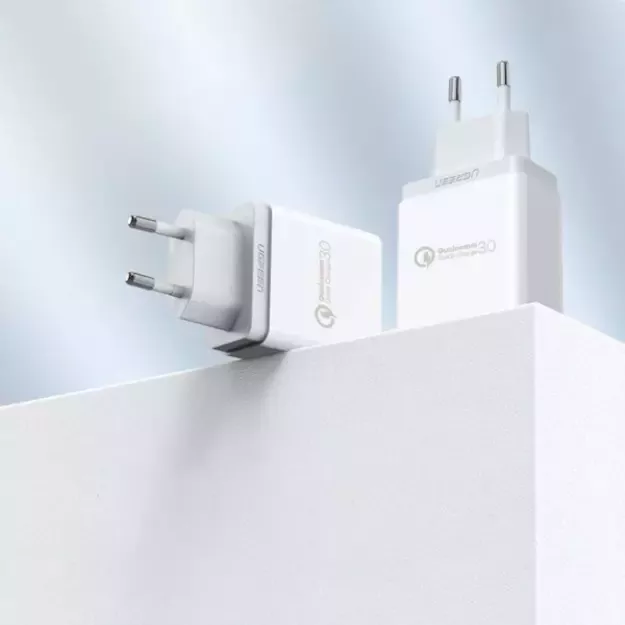 Ugreen CD122 Quick Charge 3.0 18W 3A USB Fast Charger White (10133) 3