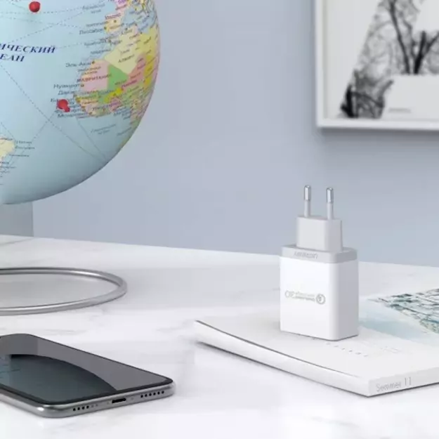 Ugreen CD122 Quick Charge 3.0 18W 3A USB Fast Charger White (10133) 4