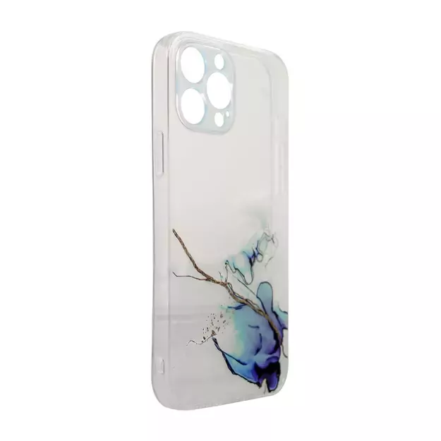 Marble Case for iPhone 12 Pro Max Gel Cover Marble Blue 1