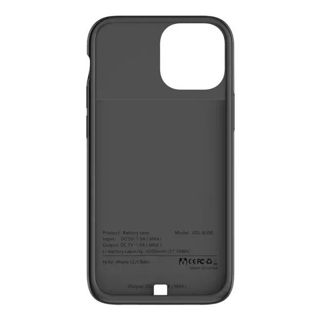 Tech-Protect PowerCase for iPhone 12 mini / 13 mini with 4700mAh powerbank - black 8