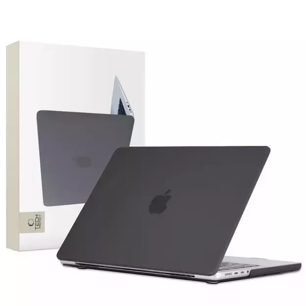 Tech-Protect SmartShell case for MacBook Pro 14&quot  M1 / M2 / M3 2021-2024 - matte black