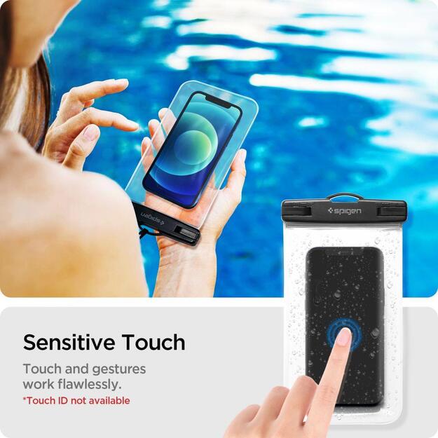 Spigen Spigen Aqua Shield A601 case waterproof IPX8 - transparent 2 pcs. 26
