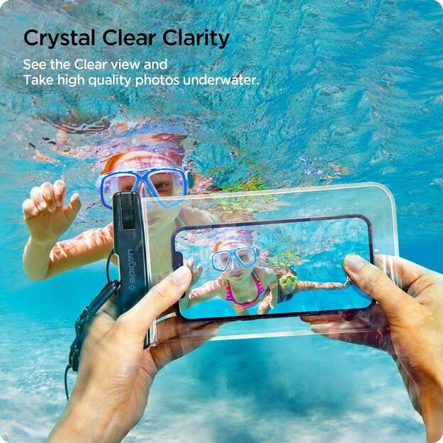 Spigen Spigen Aqua Shield A601 case waterproof IPX8 - transparent 2 pcs. 28