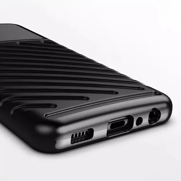 Thunder Case Flexible Tough Rugged Cover TPU Case for Samsung Galaxy A22 4G black 9