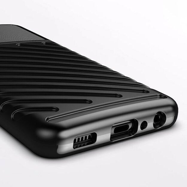 Thunder Case Flexible Tough Rugged Cover TPU Case for Samsung Galaxy A22 4G black 20