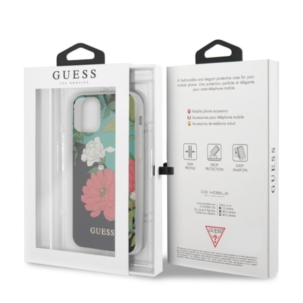 Guess GUHCN65IMLFL01 iPhone 11 Pro Max black/black N°1 Flower Collection 12