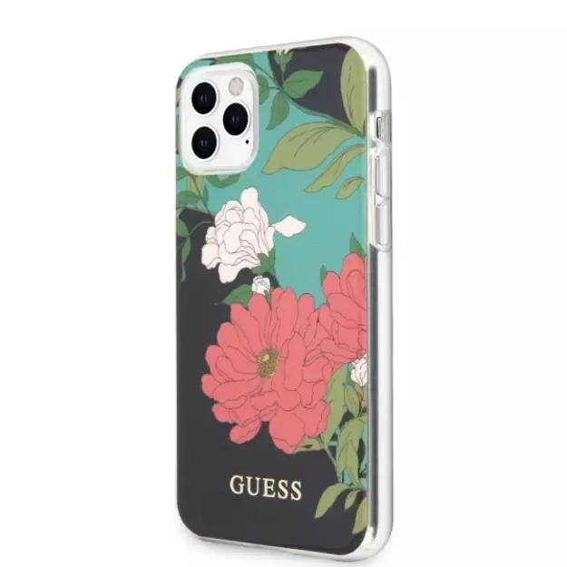 Guess GUHCN65IMLFL01 iPhone 11 Pro Max black/black N°1 Flower Collection 1