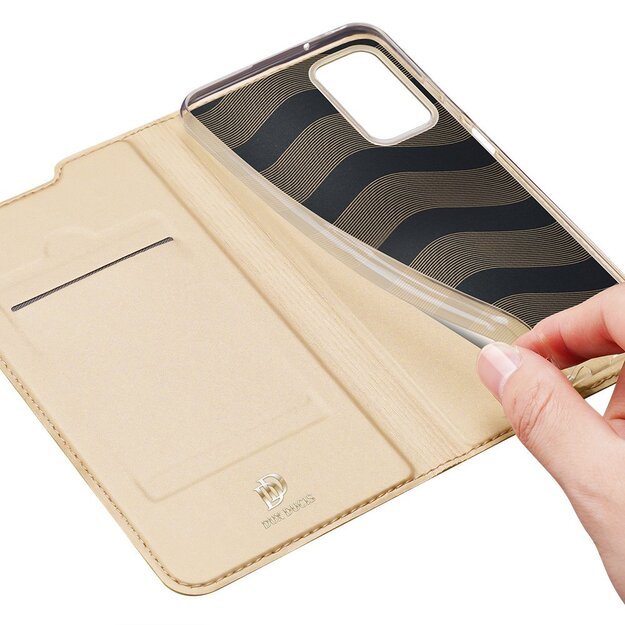 Dux Ducis Skin Pro Bookcase type case for Samsung Galaxy A03s golden 27