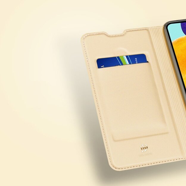 Dux Ducis Skin Pro Bookcase type case for Samsung Galaxy A03s golden 32