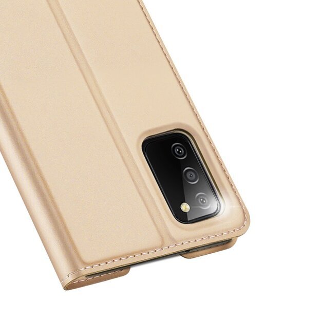 Dux Ducis Skin Pro Bookcase type case for Samsung Galaxy A03s golden 21