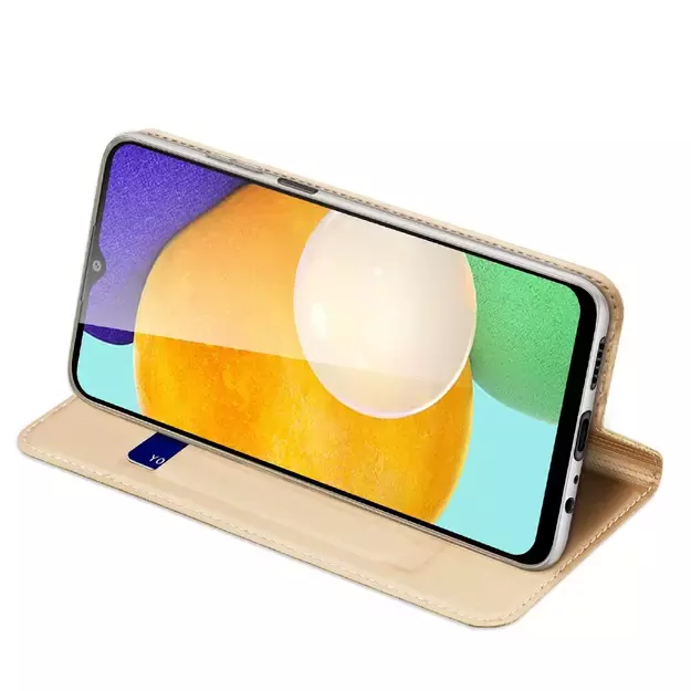 Dux Ducis Skin Pro Bookcase type case for Samsung Galaxy A03s golden 3