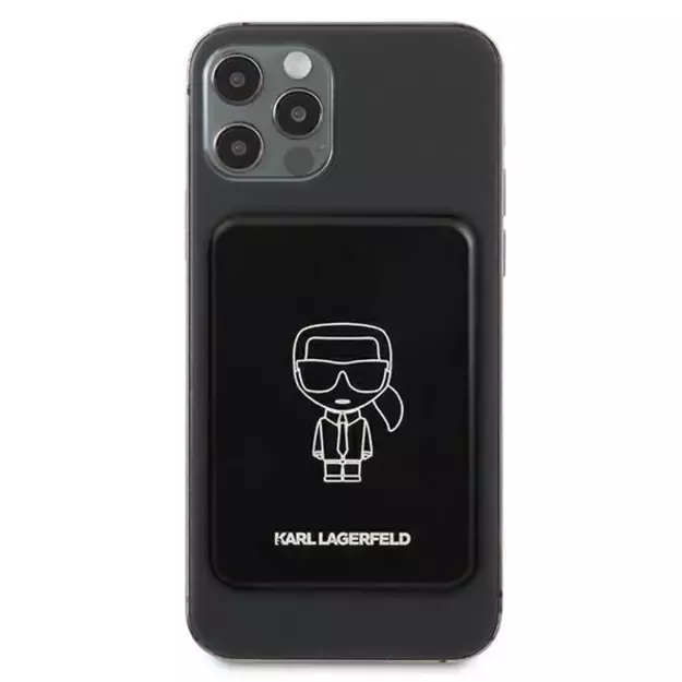 Karl Lagerfeld Powerbank indukcyjny KLPBMSOIBK 3000mAh MagSafe 1