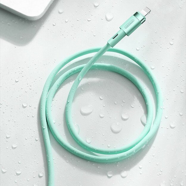 Joyroom Liquid Silicone Data Cable N2 USB-A / Lightning 2.4A 1.2m - Black 17