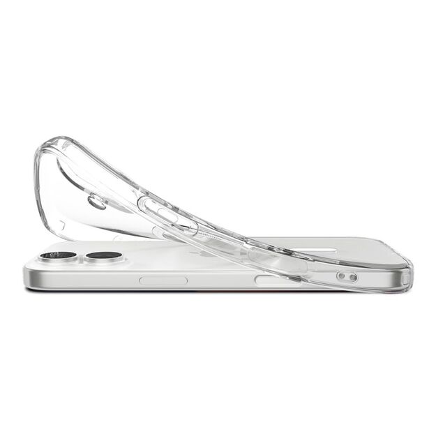 Spigen Liquid Crystal MagSafe Case for iPhone 17 - Clear and White 5