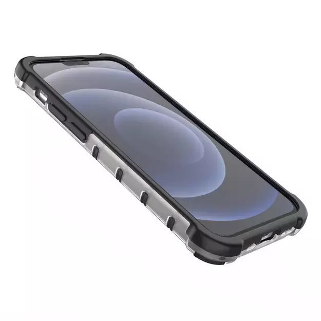 Honeycomb Case armor cover with TPU Bumper for iPhone 13 mini black 10