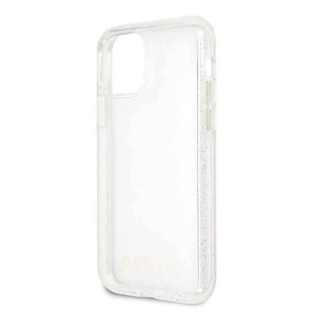 Guess GUHCN58PCGLSI iPhone 11 Pro silver/silver hard case Glitter 2