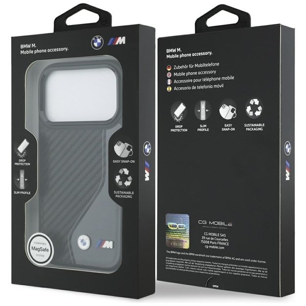 BMW M Carbon Logo MagSafe case for iPhone 17 Pro - graphite 7