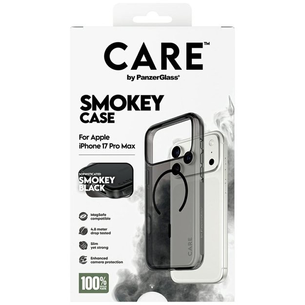 CARE by PanzerGlass Flagship Urban Explorer Case w. Black MagSafe for iPhone 17 Pro Max - Black 4