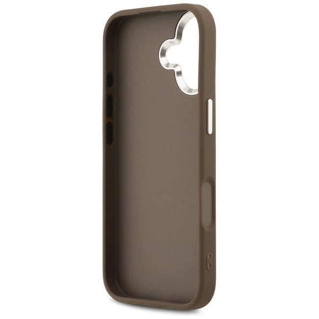 Guess 4G Big 4G Classic Logo case for iPhone 17 - brown and silver 6