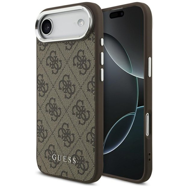 Guess 4G Classic Logo MagSafe Case for iPhone Air - Brown