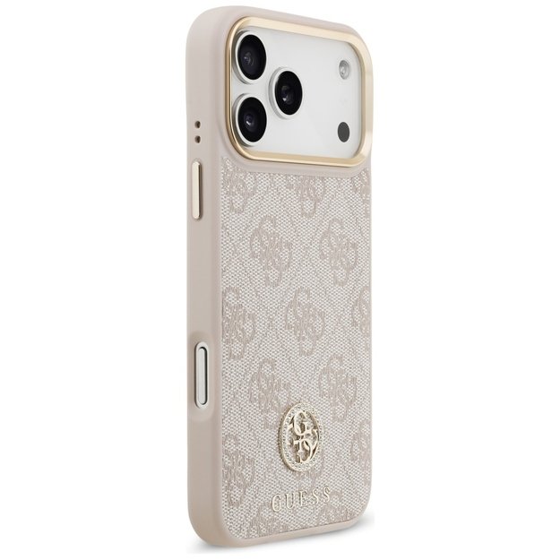 Guess 4G Strass Logo MagSafe Case for iPhone 17 Pro Max - Pink 3